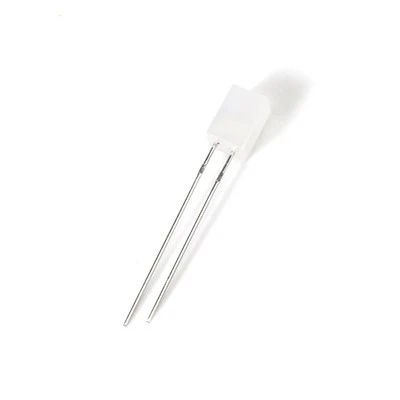 557 ไฟ LED ทรงสี่เหลี่ยมสีแดง 12V มีตัวต้านทานในตัว-